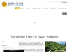 Tablet Screenshot of papavelotrekking.com